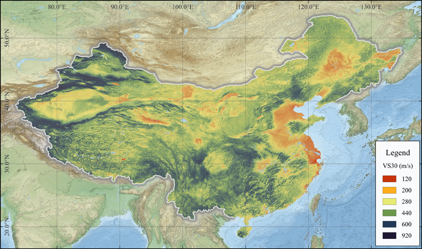 Mainland China VS30 Map